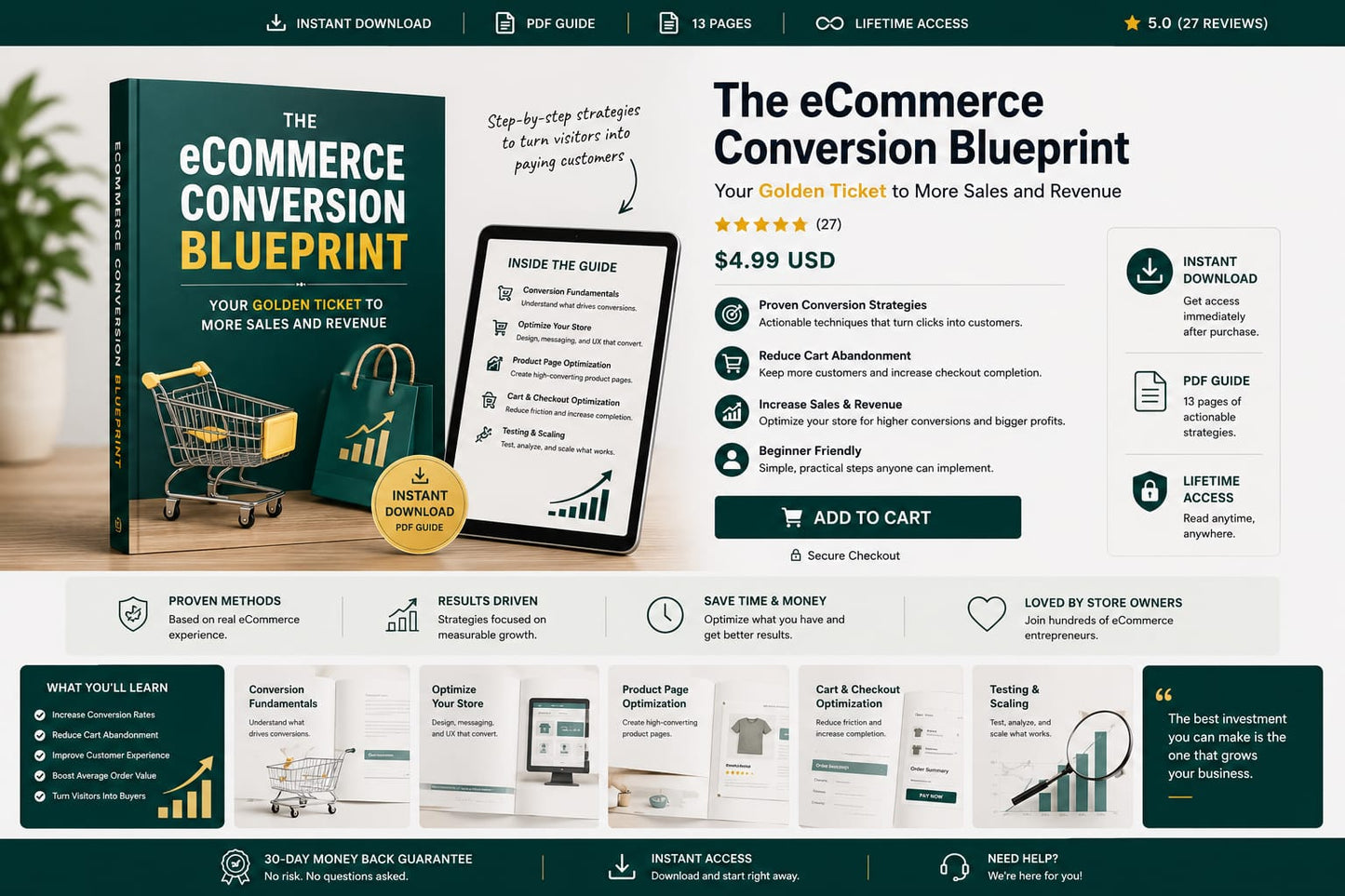 🔥 Turn Clicks Into Customers The Complete eCommerce Conversion Optimization Guide