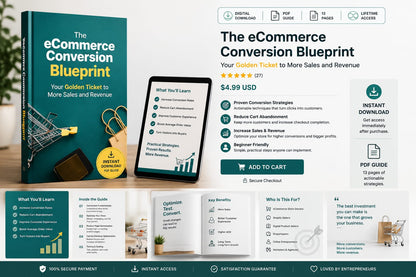 🔥 Turn Clicks Into Customers The Complete eCommerce Conversion Optimization Guide